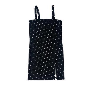 Polka Dot Fitted Mini Dress